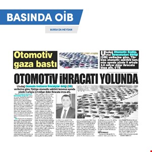 OTOMOTİV İHRACATINDA YÜZDE 5'LİK ARTIŞ